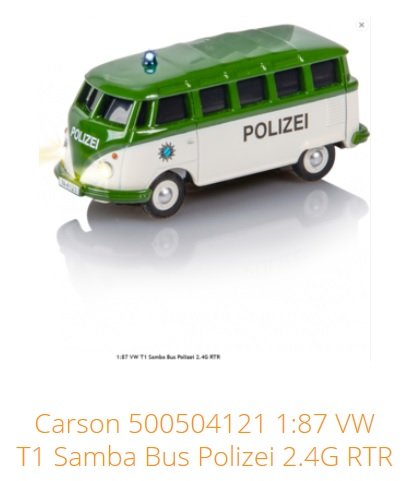 Carson Polizei VB Bus bei MiMoWe-GuT.de