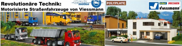 Viessmann H0 Car Motion, Polyplate H0 Gebäude
