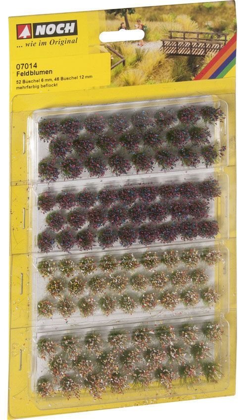 NOCH 7014 H0 Grasbüschel Wildblumen 6+12mm