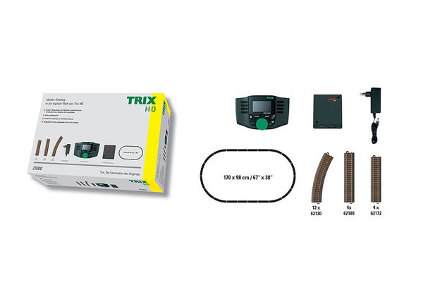 TRIX 21000 H0 Digitaler Einstieg mit MS2 und C-Gleis