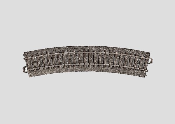 Märklin 24224 C-Gleis geb.r437,5 mm,24,3 Gr. Spur: H0, 1 Stück