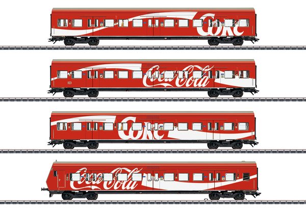 Märklin 43890 H0 S-Bahn Coca Cola Personenwagen Set