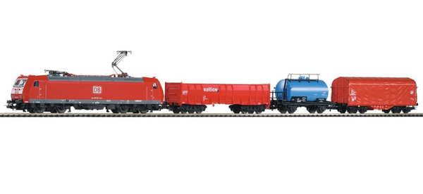 PIKO 59004 H0 Start-Set SmartControl light Set Güterzug BR 185 mit 3 Güterwagen