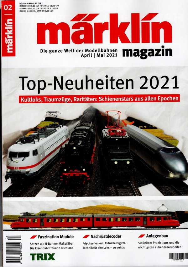 Zeitung Märklin Magazin 02/2021