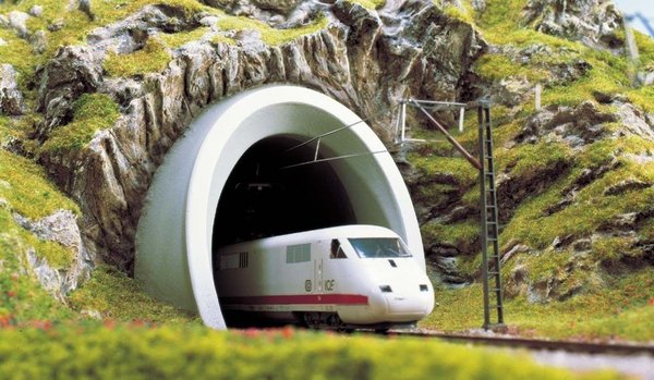 Busch 7020 H0 ICE-Tunnelportal eingleisig