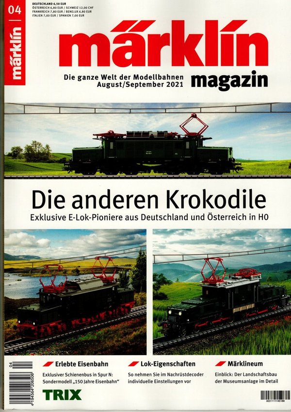 Zeitung Märklin Magazin 04 August/September 2021