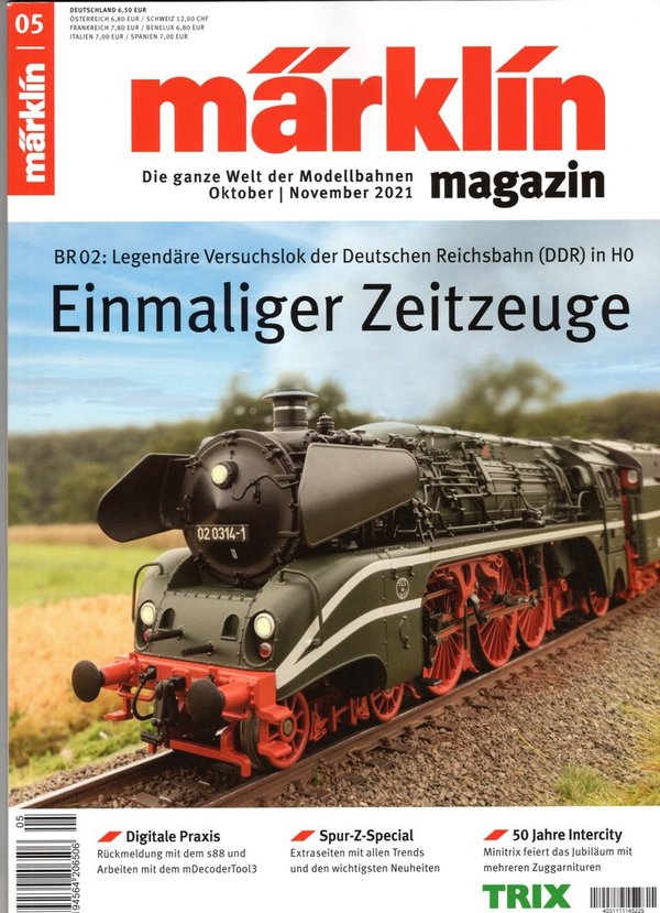 Zeitung Märklin Magazin 05 Oktober/November 2021
