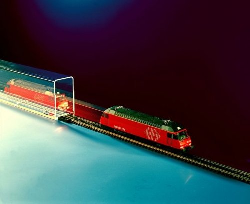 Train-Safe TSV-H03L-S  mit 3-Leiter Schienensystem, Spur H0, Länge 30 cm