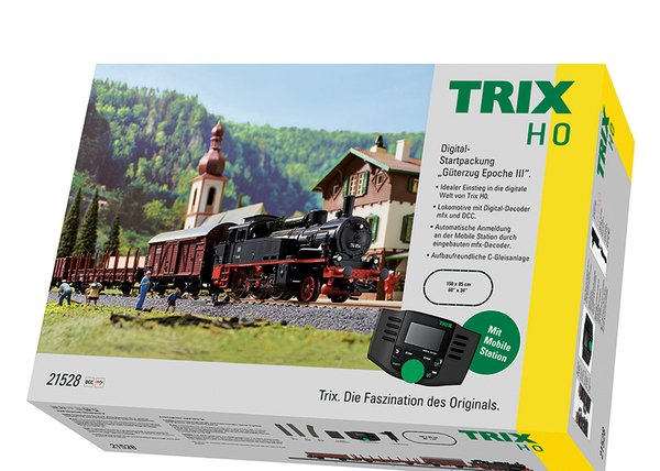TRIX 21528 H0 Digital-Startpackung "Güterzug  BR74 Epoche III"