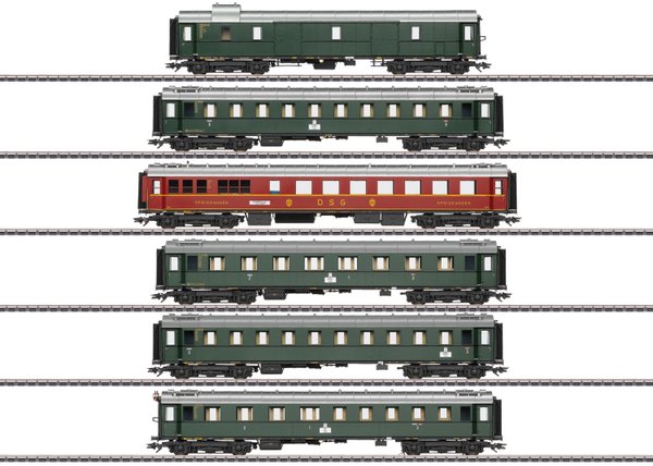 Märklin 42529 H0 Schnellzugwagen-Set der Einheitsbauart 1928 bis 1930