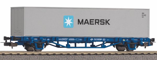 PIKO 97162 H0 Containertragwagen Lgs579 PKP Cargo VI Maersk