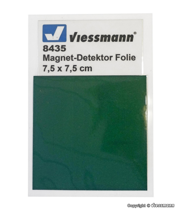 Viessmann 8435 H0 Magnet-Detektor Folie L 7,5 x B 7,5 cm