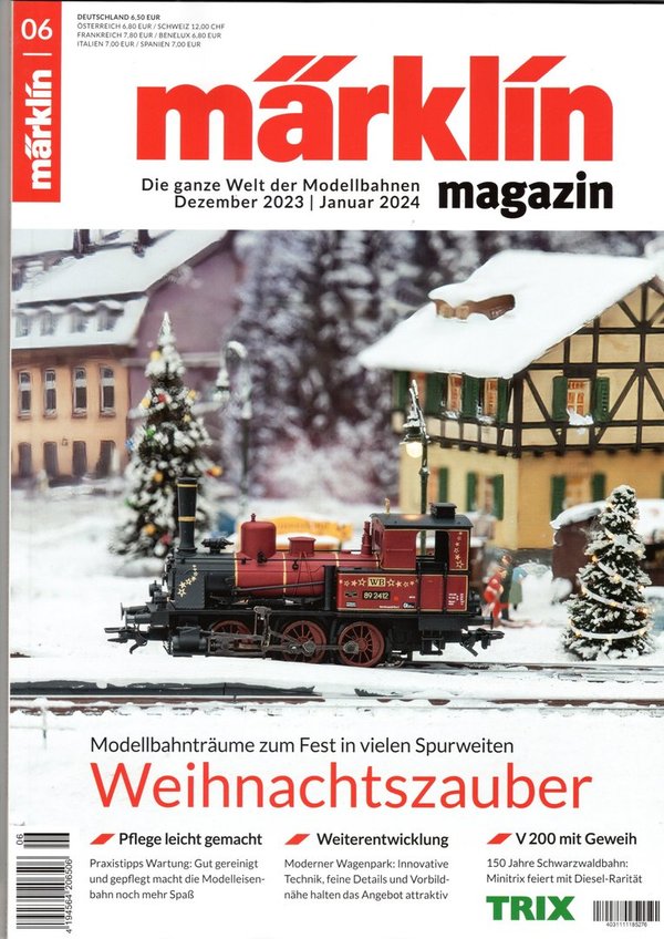 Zeitung Märklin Magazin 06 Dezember / Januar 2024