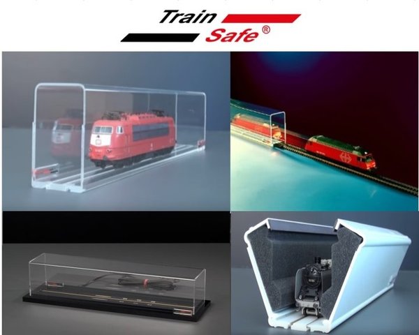 TRAIN-SAFE Plexiglas Vitrine Modelleisenbahn